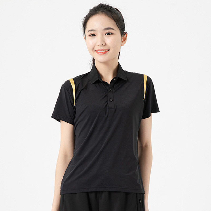 Camiseta de solapa de alta gama con costuras para hombre, ropa de polo, deportes de seda de hielo de golf, camisa de polo de manga corta de secado rápido, personalizada