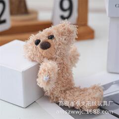 かわいい斜め頭テディぬいぐるみ人形衣類装飾材料バッグアクセサリー衣類アクセサリー斜め頭クマ