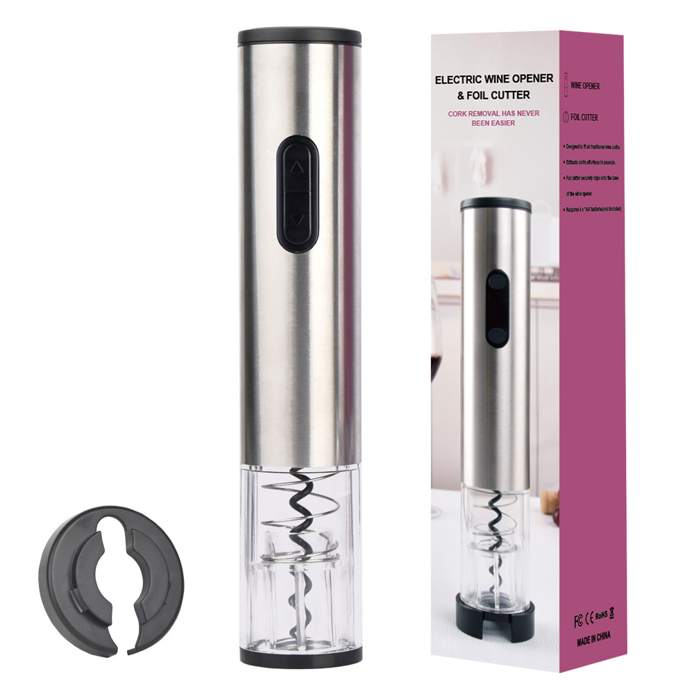 Juego de Sacacorchos Eléctrico para Vino de Plástico Automático y Portátil image 20