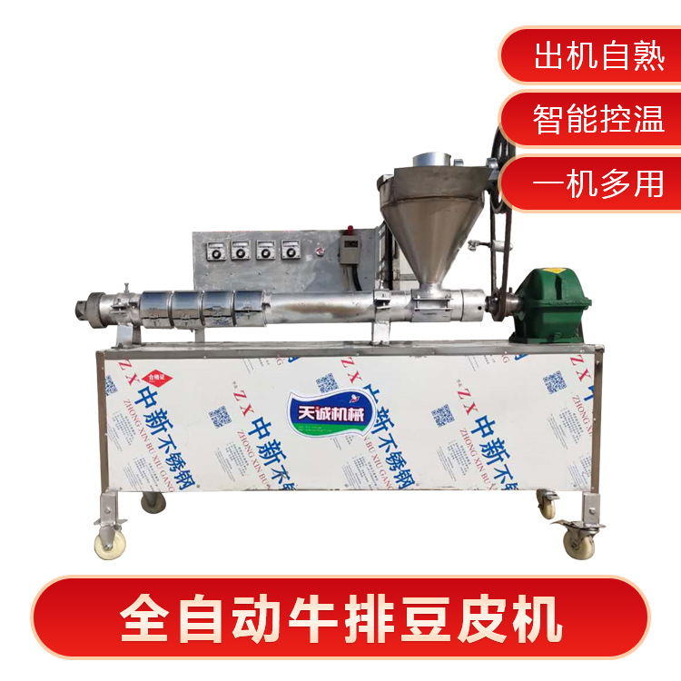 河南小吃商用豆皮机 全自动人造蛋白肉机价格