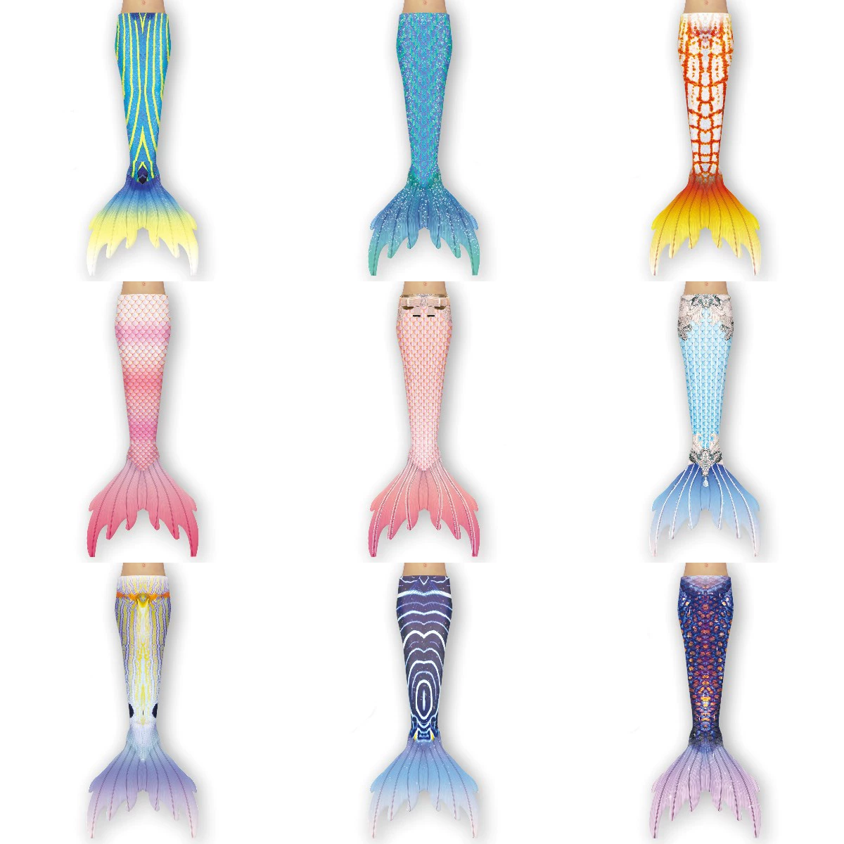 Новый спа кабеля русалки принцессы платья русалки девушки костюма купальника русалки детей костюма русалки