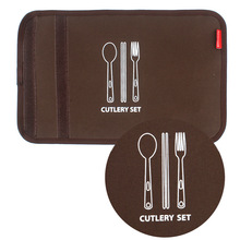 OQ5M不锈钢餐具4人用套装户外野餐包便携筷子勺子叉子野炊烧烤12