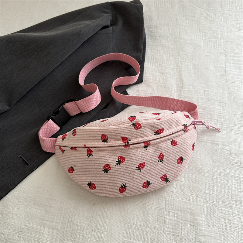 Bolso de mujer japonés bolso de pecho para mujeres 2024 nuevo nicho de cordillera fresas coreana bolso de mujer bolso de teléfono celular