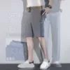 【3019B】-Gray Chinese standard mid-pants