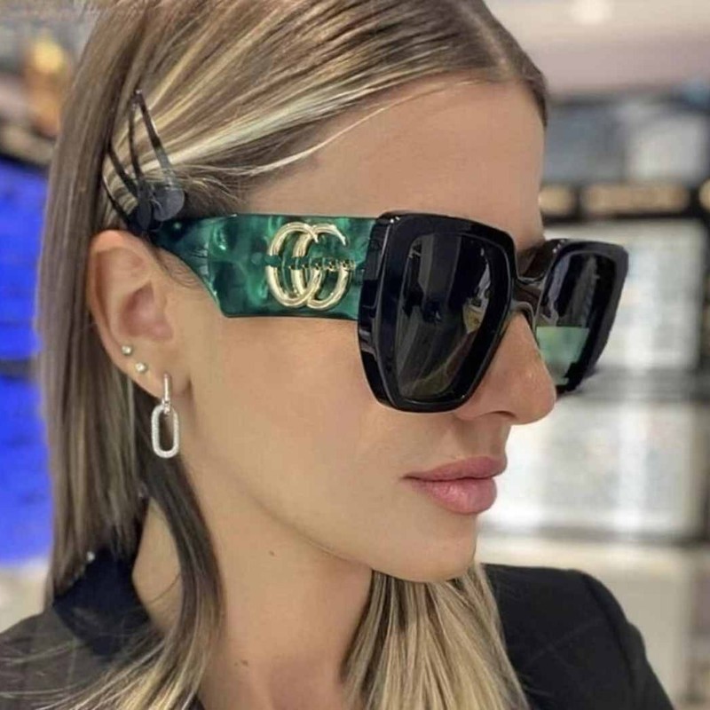 新しい大きなフレームの正方形の男性と女性の同じスタイルのメガネヨーロッパとアメリカのトレンディなファッション若々しいスタイルのアウトドアサングラスメーカー卸売|undefined