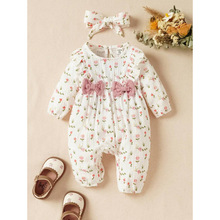 O 36284 Floral baby romper headband �黨Ӥ�����·����羳