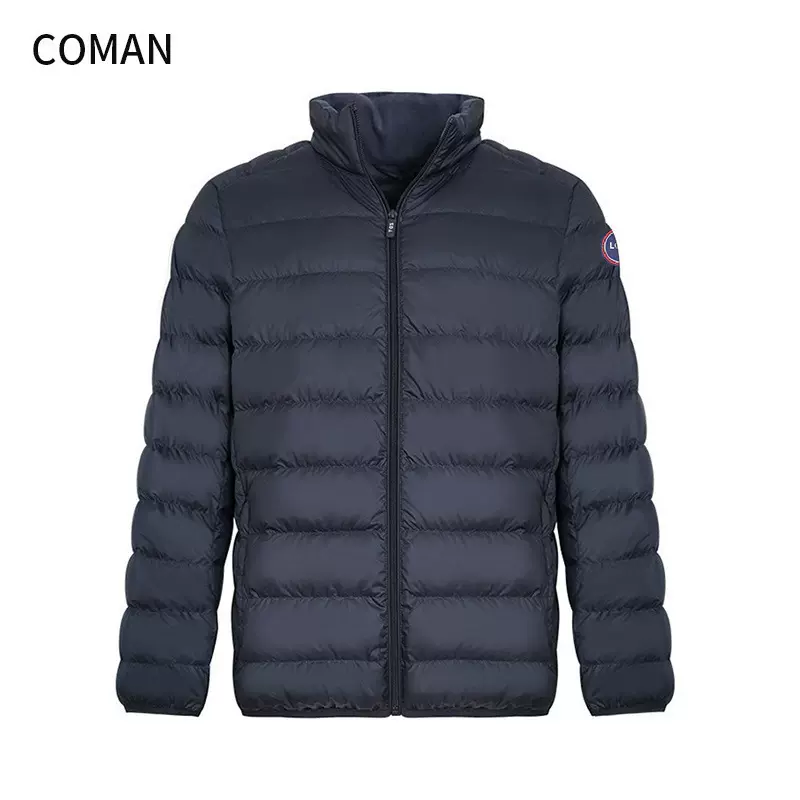 现货轻薄羽绒服男款休闲2025年秋冬白鸭绒通勤工作服薄款外套冬装