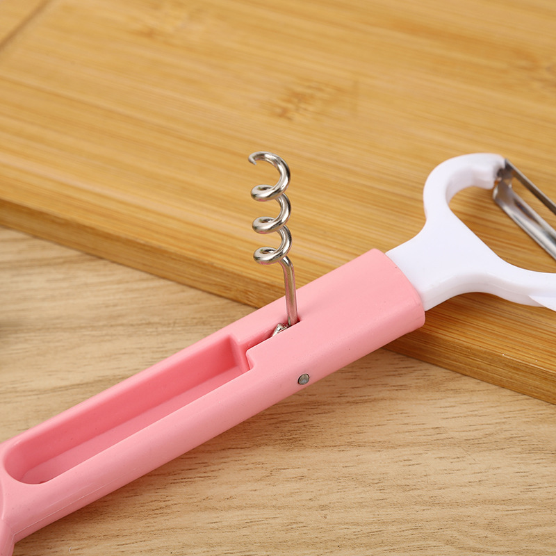 Household Peeler Kitchen Knife for Potatoes Vegetables Fruits Stainless Steel Multi-functional Peeler Scraper Apple Vegetable Paring Tool