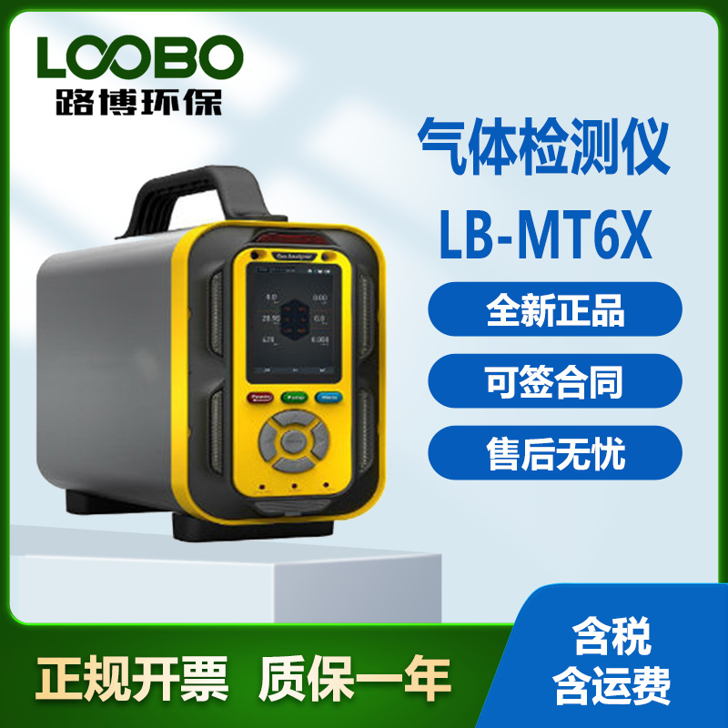 泵吸式多气体检测仪 LB-MT6X 路博手提式多合一气体分析仪