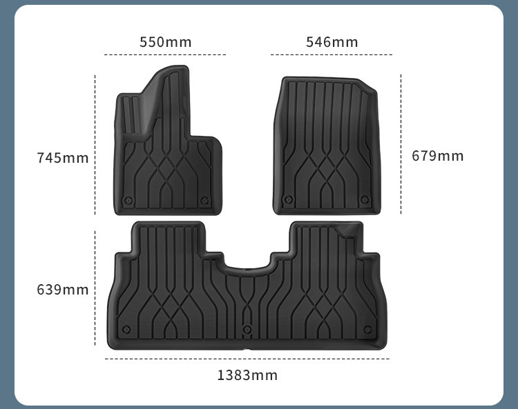 Suitable for 25 Changan Qiyuan Q07 Car Floor Mats, Special Car Floor Mats, Tpe Floor Mats, Environmentally Friendly Trunk Mats