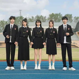 毕业班班服初高中生合唱学院套装学生西装校园演出服运动会校服