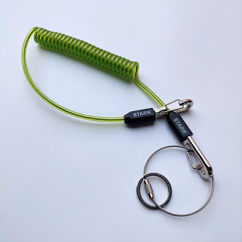 厂家供应 工具绳 工具失手绳 渔具护竿绳 失手绳 防丢弹簧绳