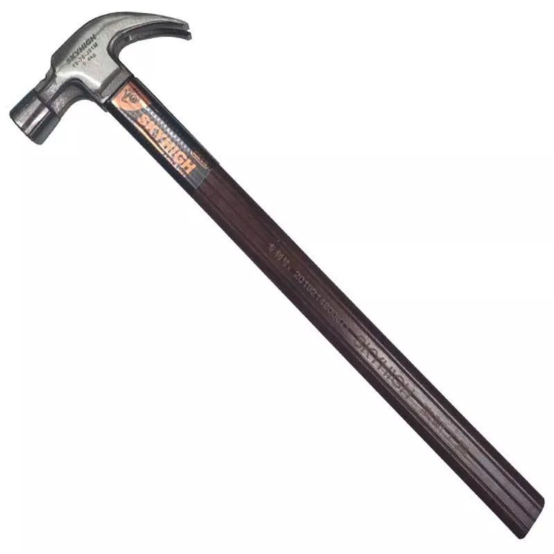 新品奥新工具高碳钢锤头绝缘柄弯角特钢木工锤拔钉锤澳新羊角锤子