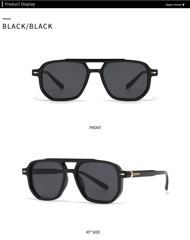 Retro Artistic Sunglasses For Men With Anti-blue Light Protection_voghion.com