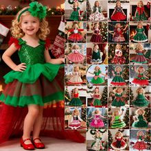 儿童圣诞礼服女童演出服cosplay节日晚会公主裙童礼服2025新款