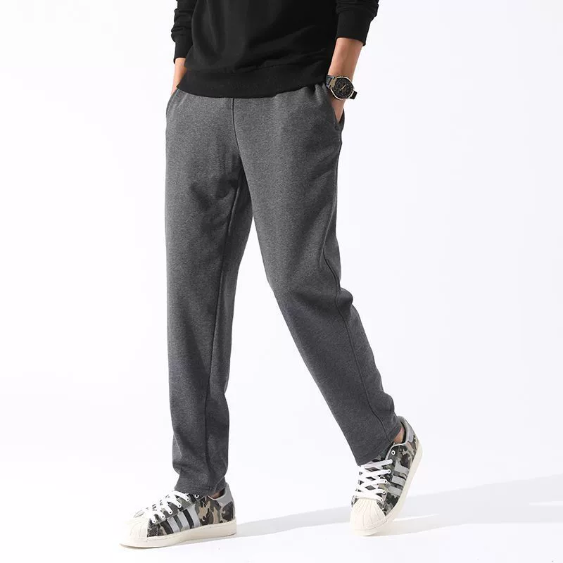 Demi-season thin knitted trousers, plus size