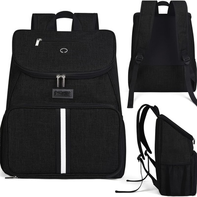 S 7012026 new pattern Cross border On behalf of durable Pets travel Backpack 2 Foldable Silicone Bowl Cross border