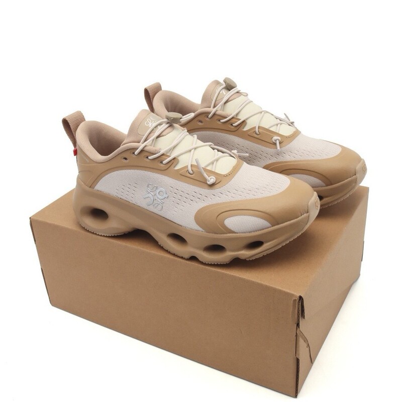 On Running Collaboration Sneakers Loewe X Collaboration Old Money Style Running Shoes Round-Toe Drawstring Low-Top Lifestyle Casual Shoes