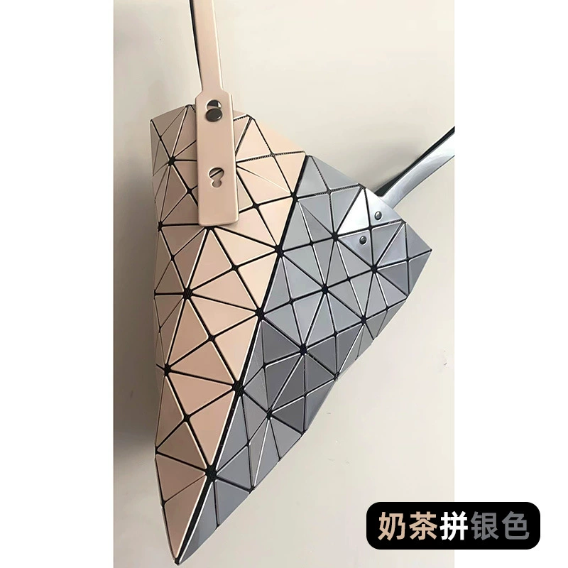 Japanese one-shoulder bag PVC with diamond pattern