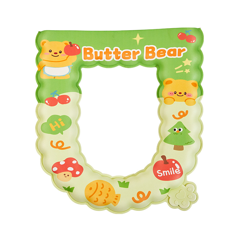 Cojín de inodoro impermeable de verano Eva engrosado suave cojín de inodoro sin lavado nuevo cuatro estaciones universal pegatina de inodoro doméstico