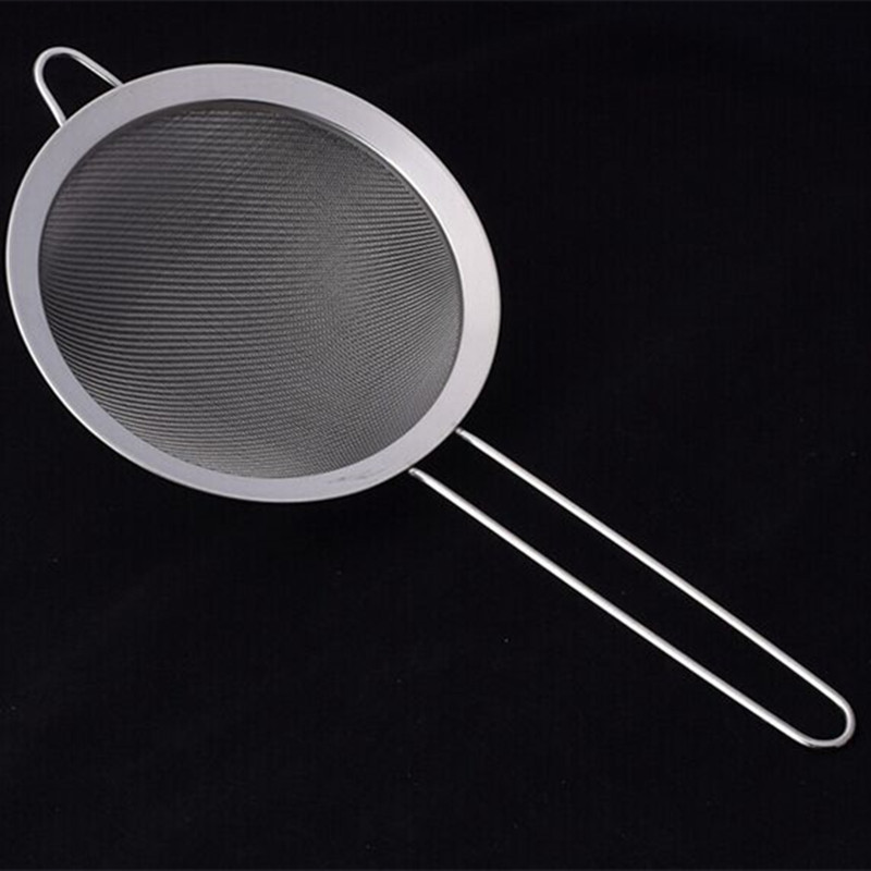 304 de jugo de acero inoxidable Pantalla de filtro de leche de soja ultrafina cocina hornear hogar escoria colador rejilla de aceite