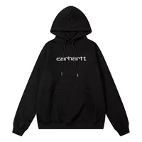 Европейский и американский модный бренд kahart Carhartt, классический мужской и женский свободный свитер с капюшоном и флисовой подкладкой с вышивкой букв, мужской и женский