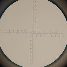 CAT989 显微镜目镜测微尺 分划板 0.1mm十字刻度标尺 量程16mm
