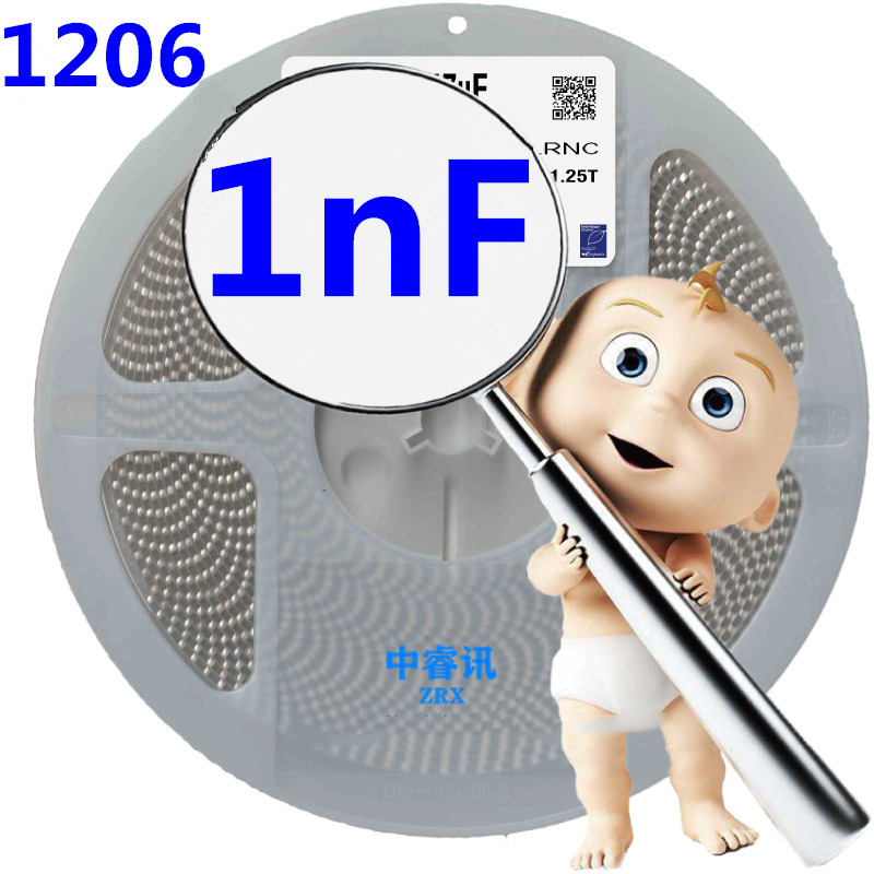 CL31B102KIFSFNE 新货贴片陶瓷电容1206 1nF 1000V X7R电子元器件
