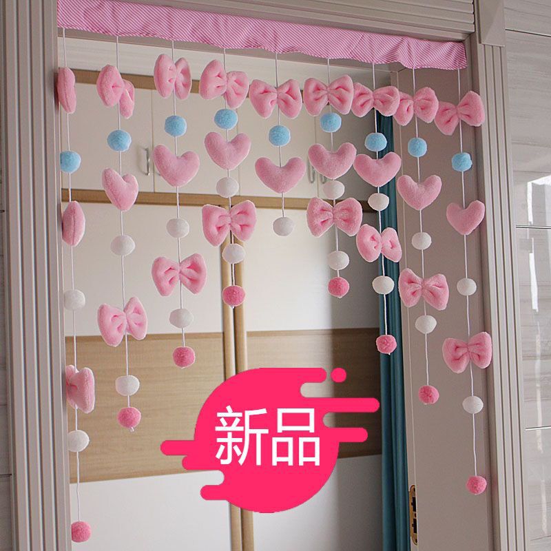 Girl's Heart Door Curtain Romantic Butterfly Planet Classroom Floating Terrace Balcony Decorations Room Door Entrance Aisle Living Room Hanging Curtain