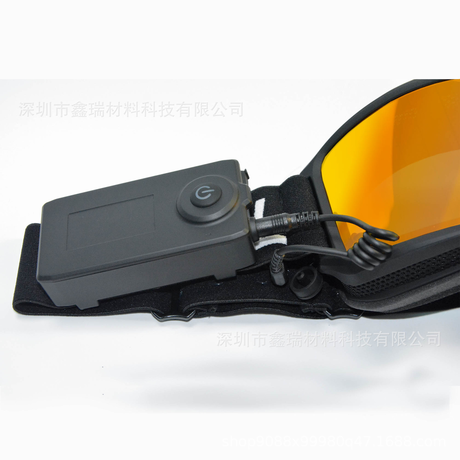 国境を越えた電気加熱式曇り止めスキーゴーグル、円筒形防曇ゴーグル、スノーモービル用二層電気加熱式防曇ゴーグル