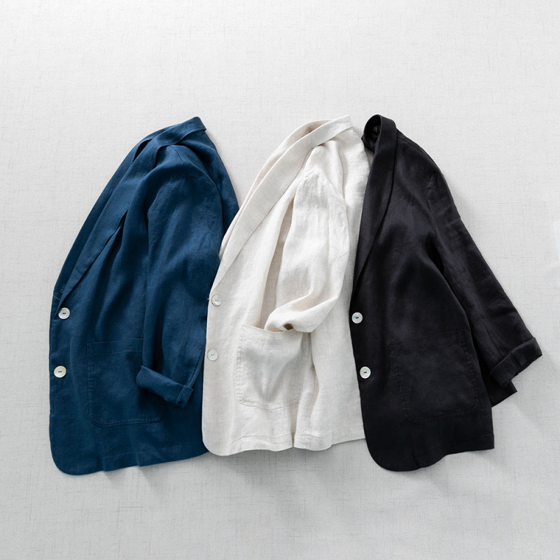 Autumn elegant retro solid long-sleeve for leisure