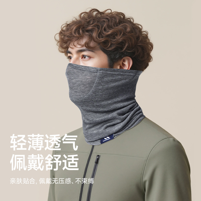 Cuello protector de cuello de invierno para hombres y mujeres deportes al aire libre cuello de vello máscara de ciclismo a prueba de viento cuello anticongelante cara transpirable
