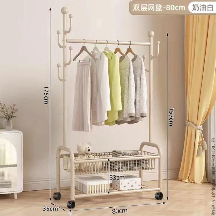 탄소강 - 80가지 스타일의 이중층 흰색 수납선반 + 수납망 프레임 + 신발장