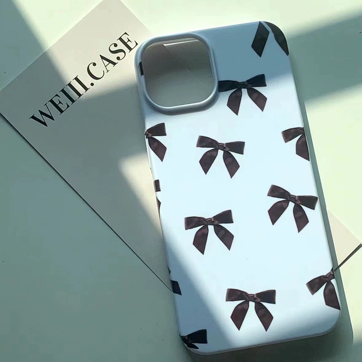 Яблоко, iPhone15, милый чехол для телефона с бантом, с маленькими медведями, 14/13, 13promax, 11, 8plus