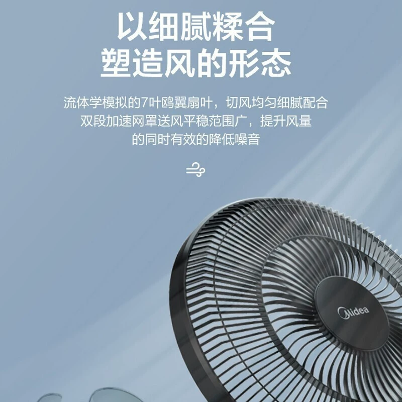 Вентилятор на стену Midea настенный электрический вентилятор бытовой без вибраций ударов и тряски головки, мощный промышленный вентилятор коммерческий мощный ветер