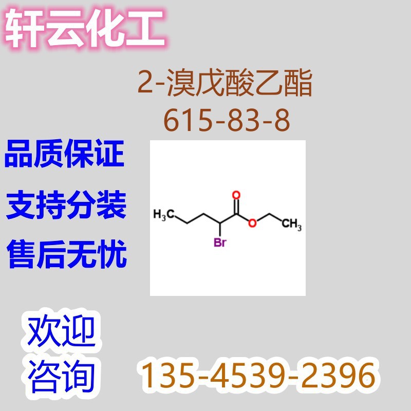 2-溴戊酸乙酯 乙基2-溴戊酸酯 CAS 615-83-8
