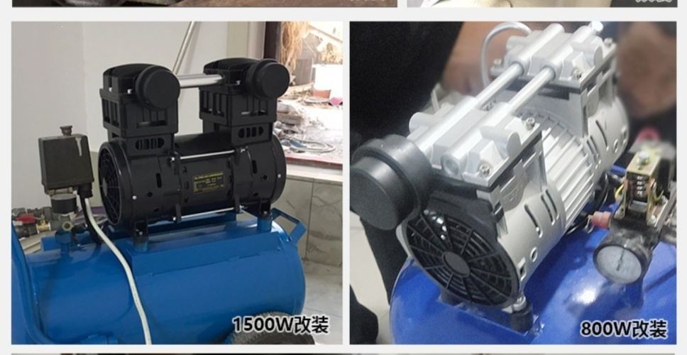 Oil-Free Silent Original Air Compressor Head Motor Vacuum Pump 220V Air Pump Head Air Compressor