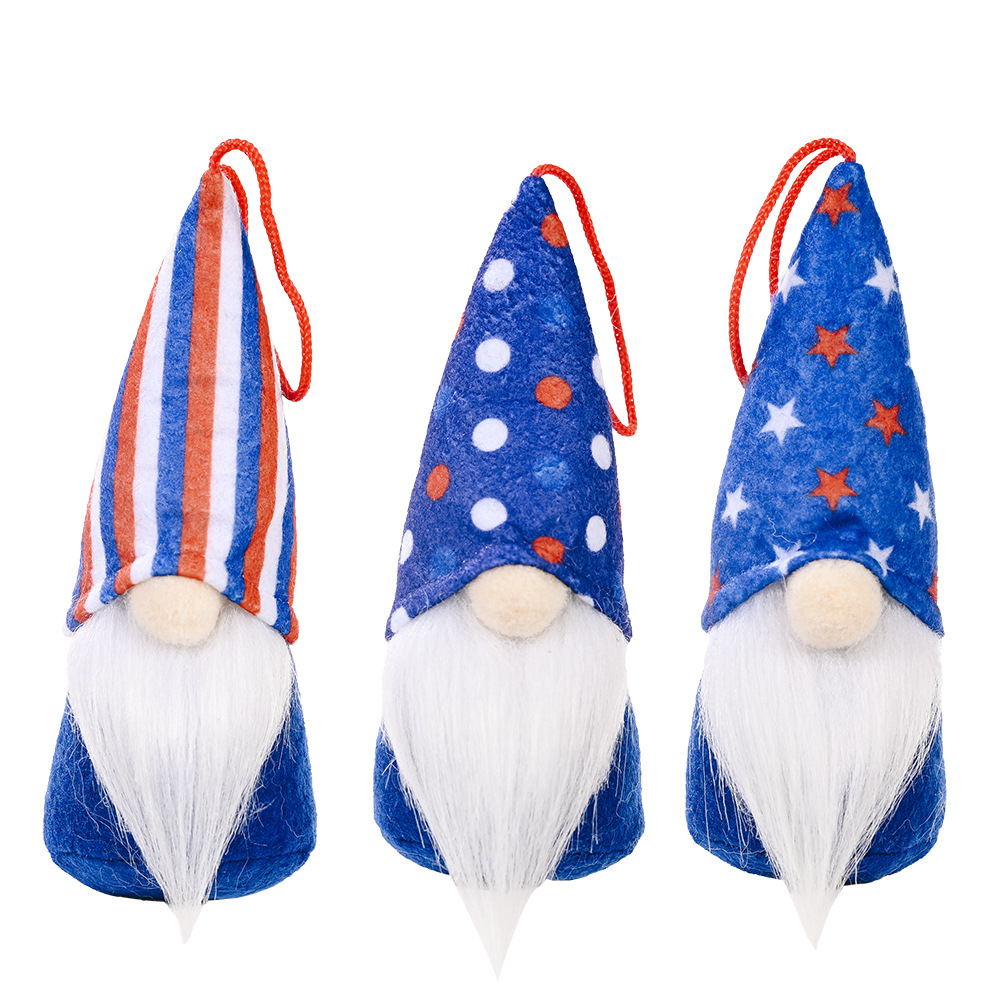 Cross-Border Día DE LA Independencia Americana muñeca colgante muñeca sin rostro decoraciones de vacaciones Día DE LA Independencia Americana regalo