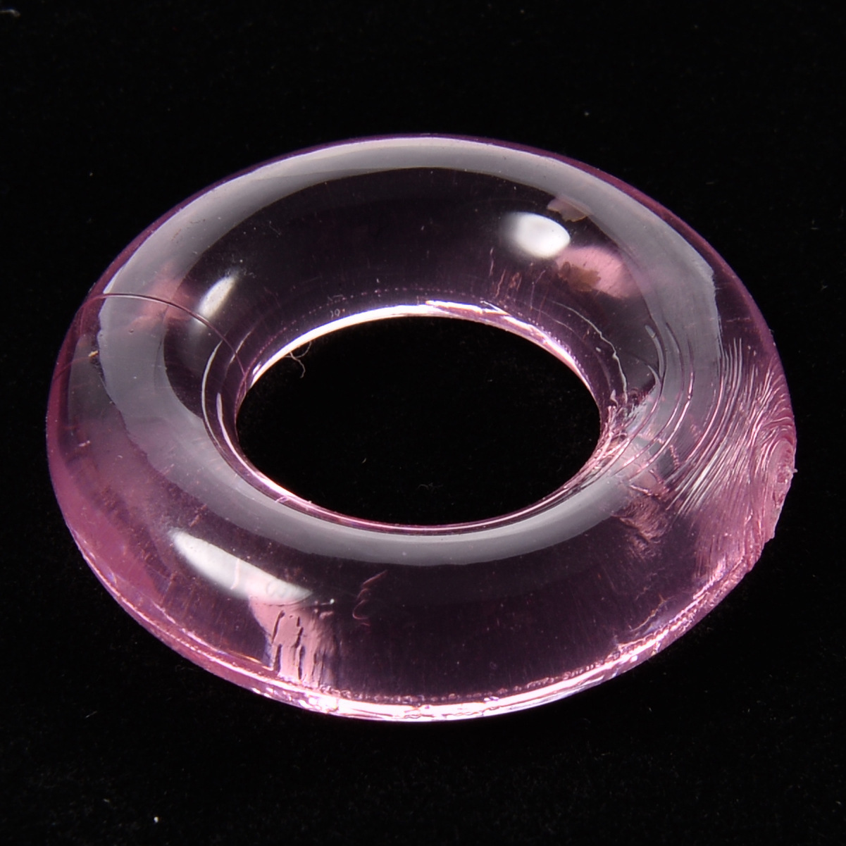 Caterpillar Crystal Delay Ring TPE Locking Sun Ring Adult Toy — detail image 57