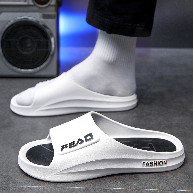 Zapatillas para hombres de verano, sandalias de suela gruesa, sandalias de moda casera, zapatos de tendencia para hombres image 5