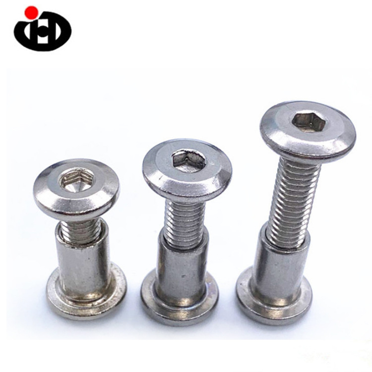 厂家销售 不锈钢内六角平头母螺母 内六角平头子螺钉 子母铆钉