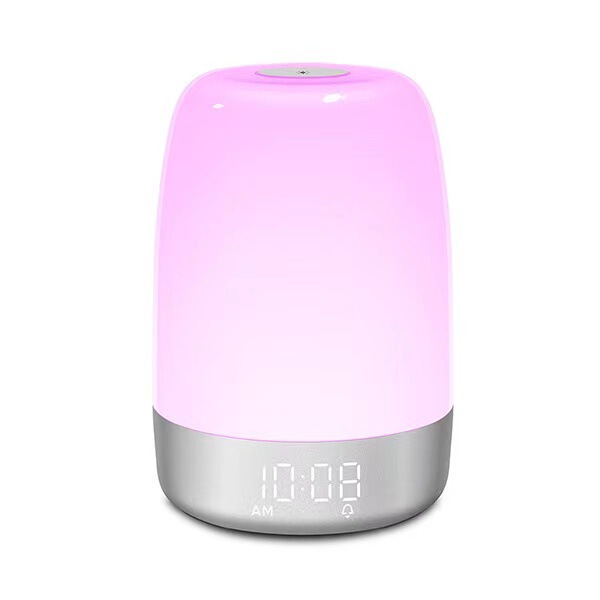 新しい模擬日の出と日のウェイクアップライト LED 電子目覚まし時計ライトベビー睡眠ライトベッドサイド雰囲気ナイトライト|undefined