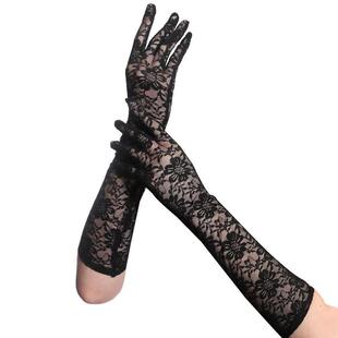 Y 62337 Bridal lace sun protection gloves �����ٽz��������