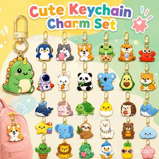 Keychain Charms Bulk Funny Keychain Bag Charm, Backpack