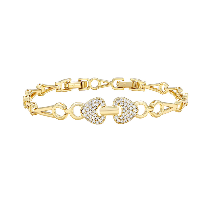 Aleación Xuping de otoño y invierno cadena de reloj Europa y Estados Unidos nicho de moda transfronteriza pulsera hegemónica personalidad de verano mujer joyas de mano