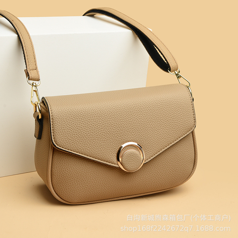 Bolsos transfronterizos para mujer 2025 nueva moda coreana bolso de madre de mediana edad temperamento salvaje bolso pequeño de mensajero de un solo hombro