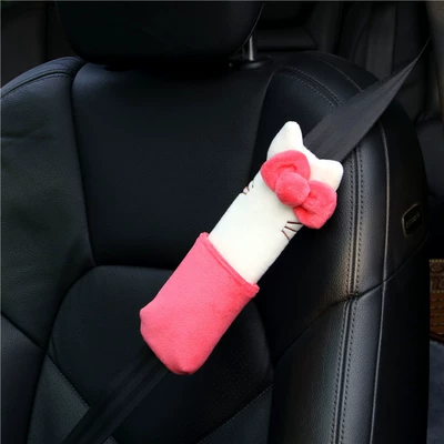 Belt Shoulder Pads Cute Cartoon | Seat belt shoulder pad - kt-cat-227cm