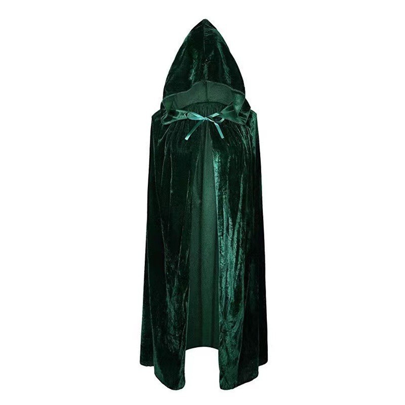 ハロウィンマントゴールドベルベットマントハロウィンコスチュームヴァンパイアデスマントルコスチュームローブマント|undefined