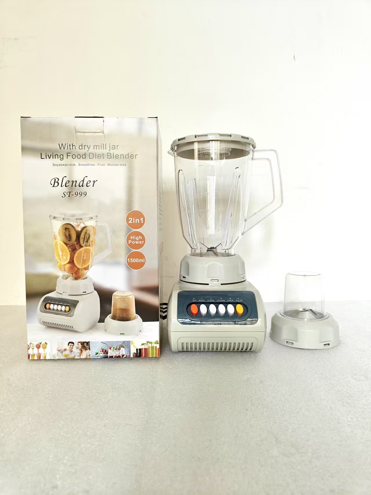 4L 8in1 mezcladora comercial de acero inoxidable mezcladora de alta potencia carne triturada máquina de jugo de hielo fábrica transfronteriza