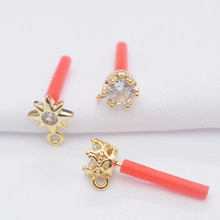 ��ɫ14k����s925�y�diy��ᔻʹ�����΢��ʯ���Ʒ���������l